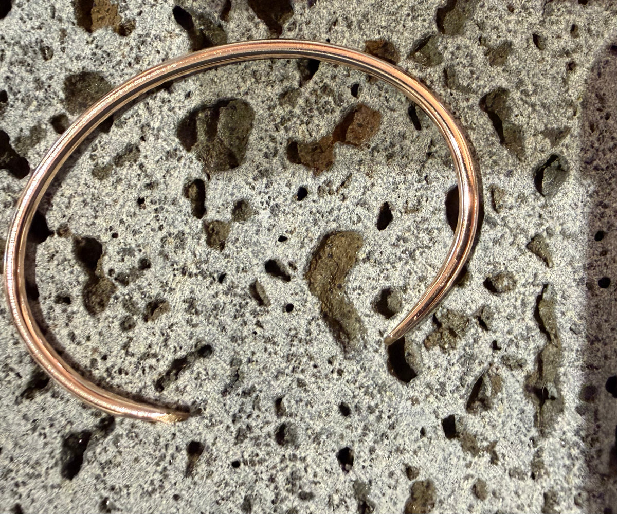 SOHOM Jewelry:  Rose Gold Pikake Cuff