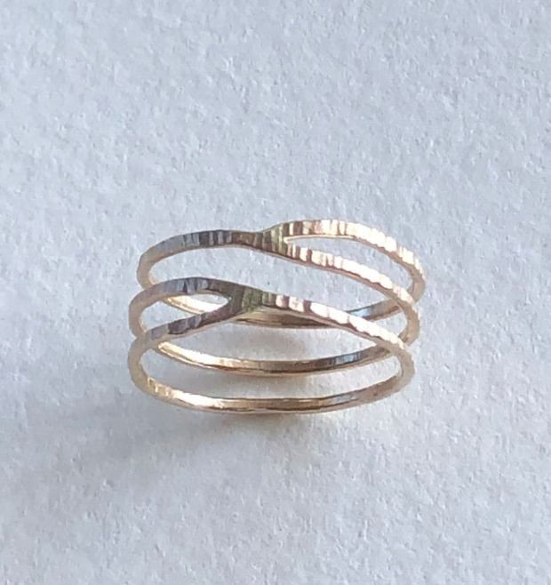 SOHOM Jewelry:  14K Gold-fill "Coral" Ring