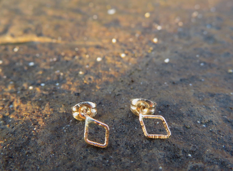 SOHOM Jewelry: Solid 14K Gold Kaimana Stud Earrings