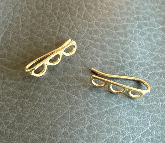 SOHOM Jewelry: 14K Gold Filled Aopua'a Climber Stud Earrings
