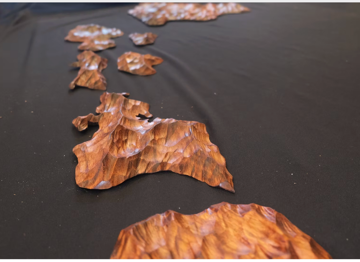 Greg Eaves: Koa Hawaiian Island Chain