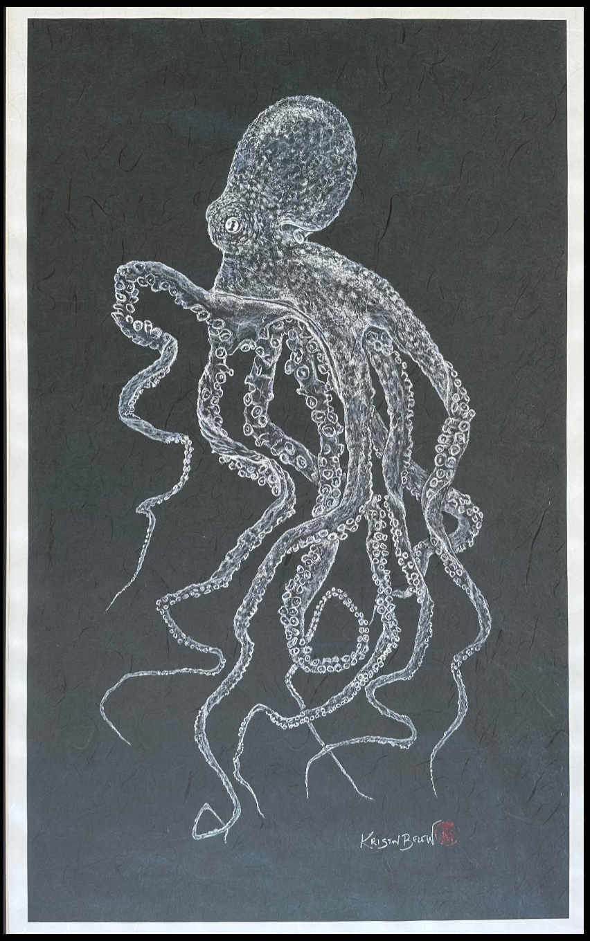 Kristin Belew: Tina the Tako Octopus Gyotaku