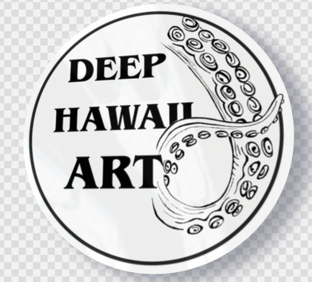 Deep Hawaii Art Sticker