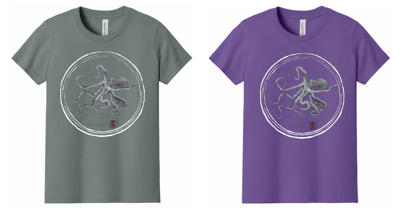 Kids Circle Octopus T-shirts