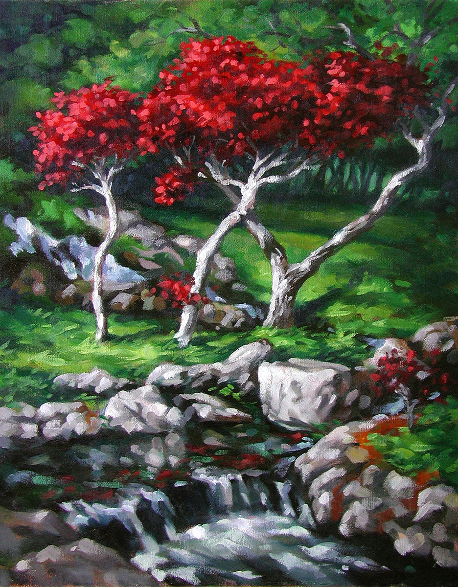 Ready-to-Frame Prints: Mike Carroll "Flame Trees at Koele"