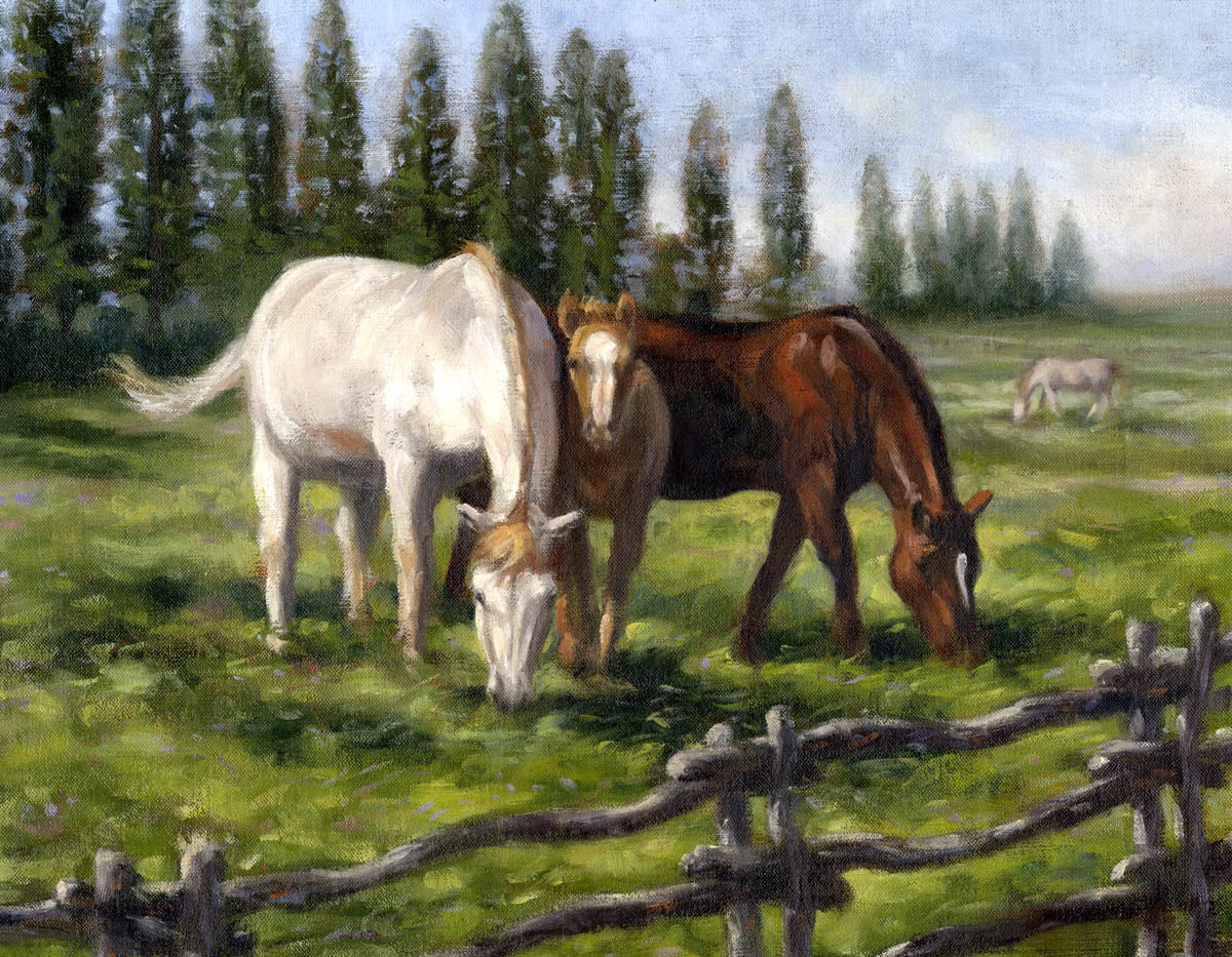 Ready-to-Frame Prints: Mike Carroll "The Gathering At Koele"