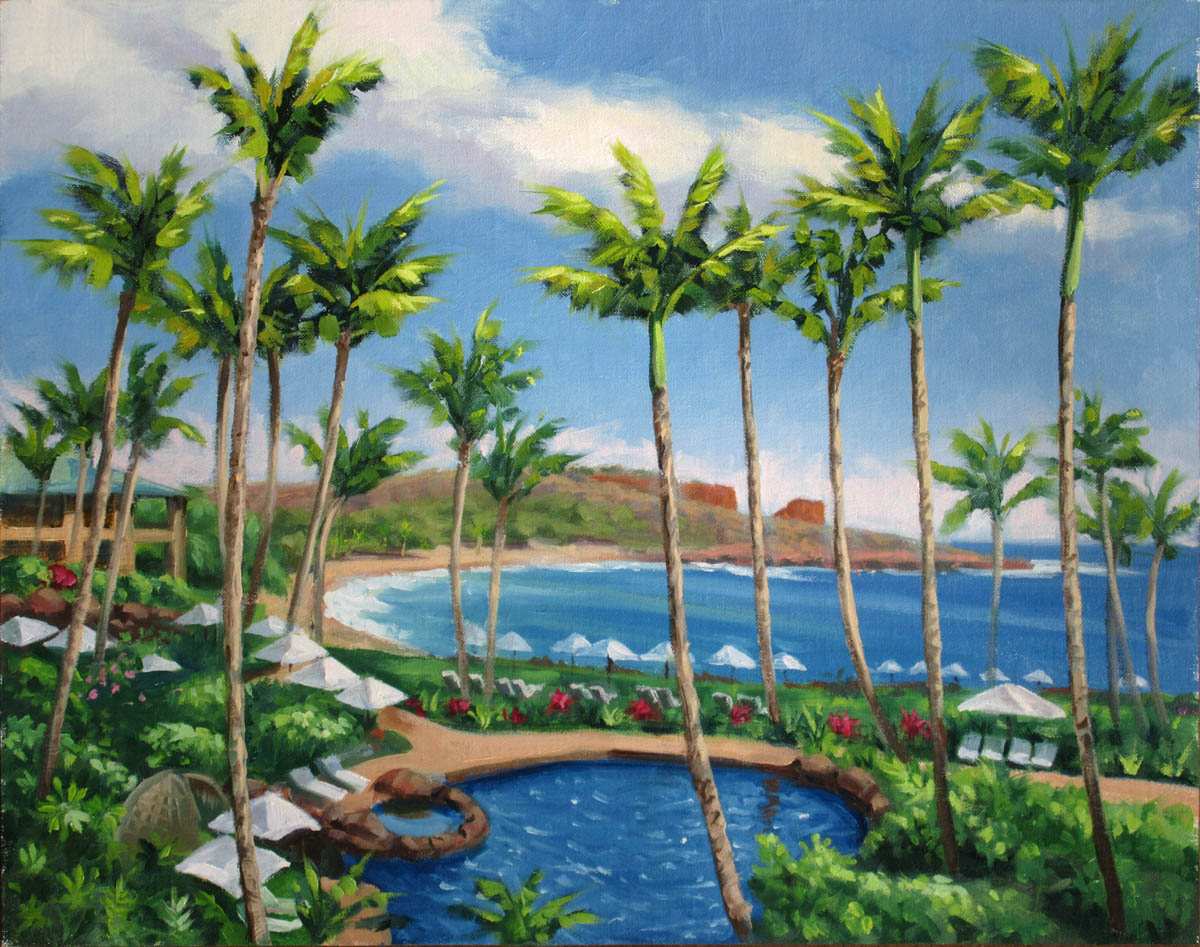 Ready-to-Frame Prints: Mike Carroll "Hulopo'e, Lana'i"