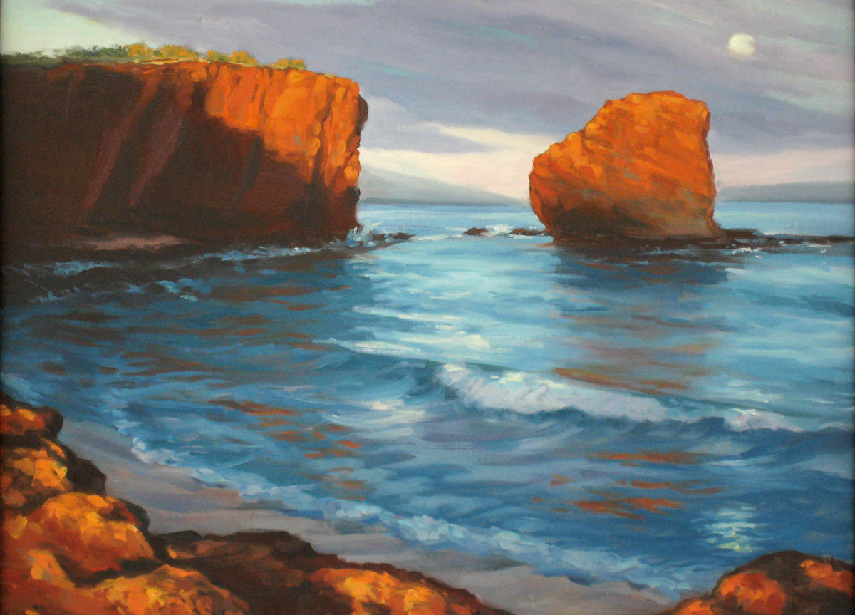 Ready-to-Frame Prints: Mike Carroll "Mahina Over Pu'upehe"