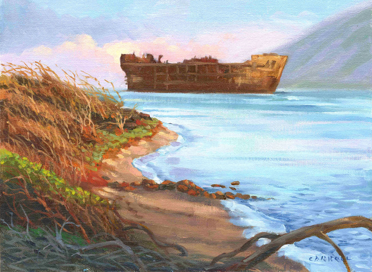 Ready-to-Frame Prints: Mike Carroll "Shipwreck At Dawn"